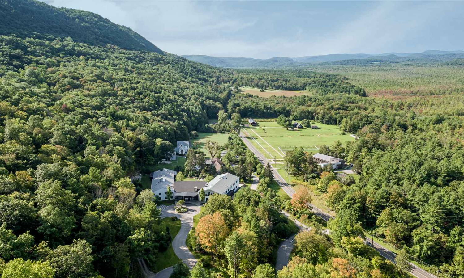 Mountainside Canaan Aerial Shot