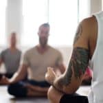 Man doing yoga