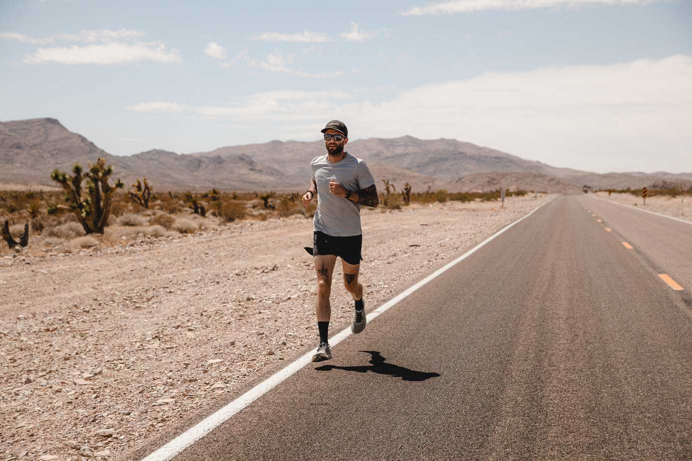 alumni nik k running in desert