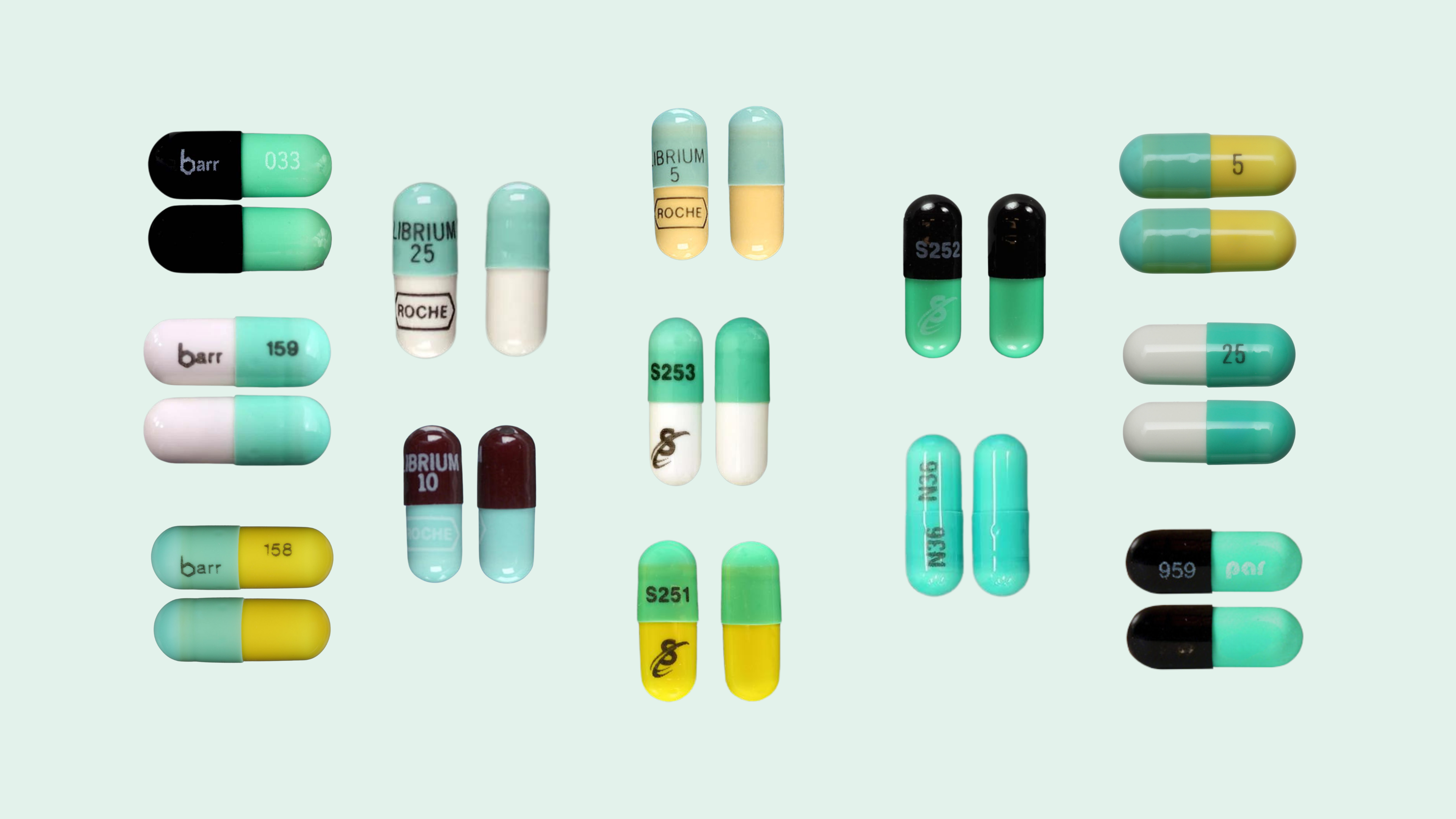 benzodiazepine librium pills