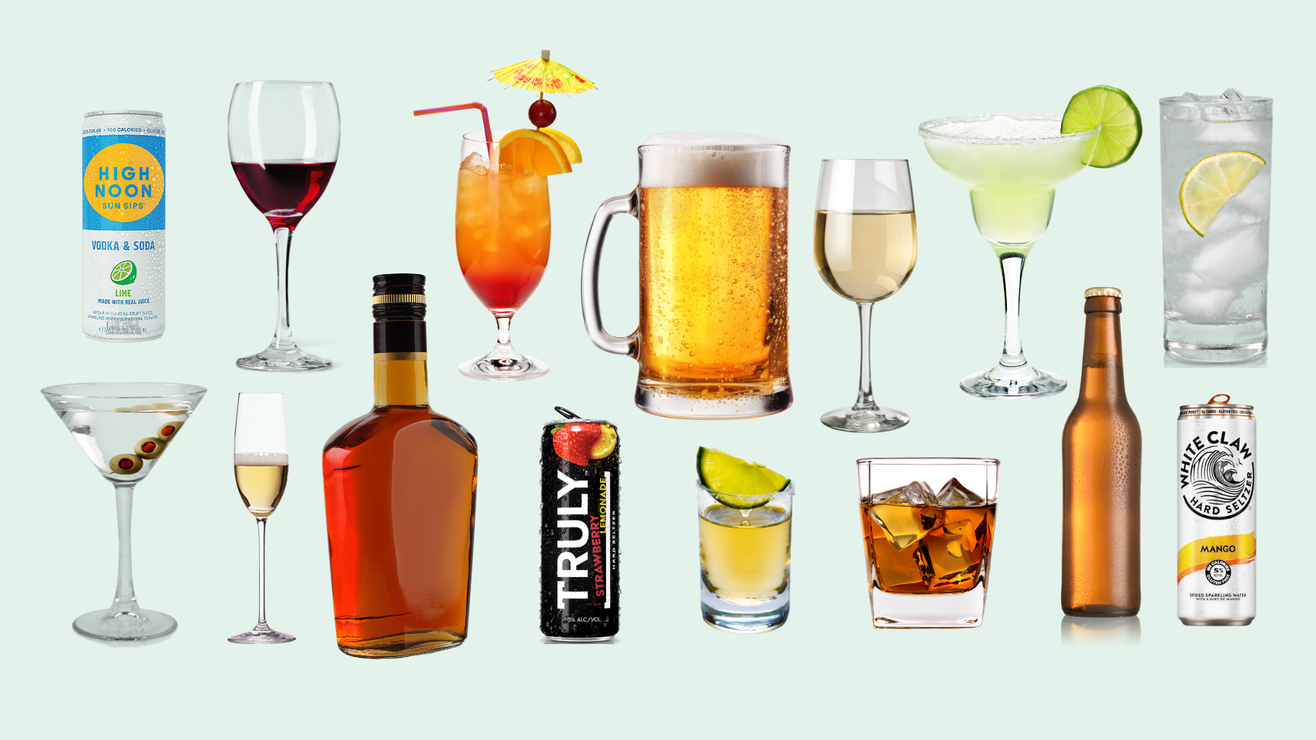 forms of alcoholic drinks